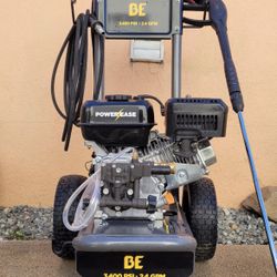 BE Power 3400 PSI 2.4 GPM Gas Pressure Washer