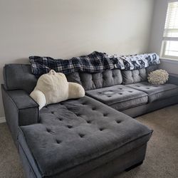 Leather Section Couch