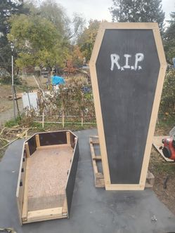 Halloween casket