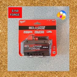 MILWAUKEE FORGE M18 BATTERY charger ramps compressor tool