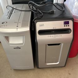 Staples Paper Shredder And Fellowes Paper Shredder