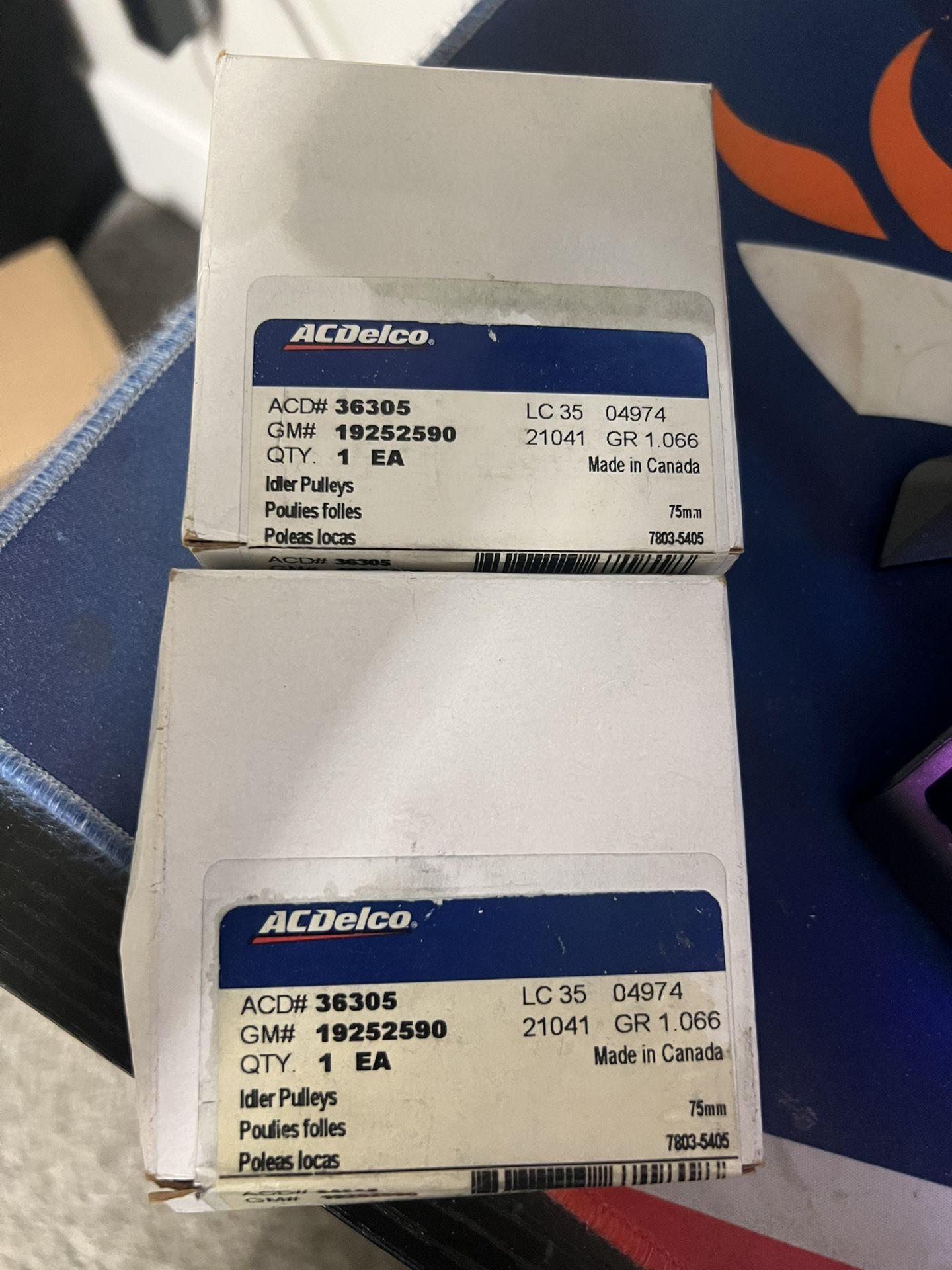 ACDELCO GOLD IDLER PULLEYS