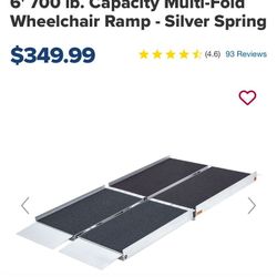 Multifold  Wheelchair Ramp. $160.00 or Best Offer