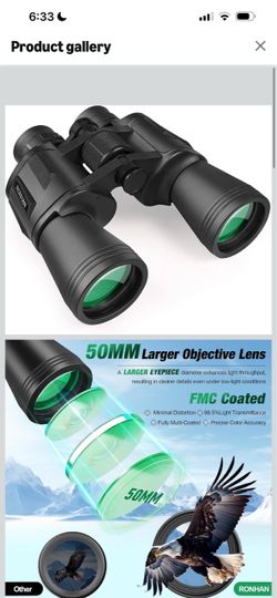 Brand  new —50mm Binoculars with FMC Coated Lenses