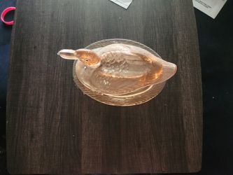 Pink Duck Candy Dish