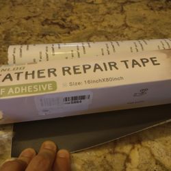 Full Roll Of Grey Leather Repair Tape