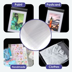 Brand New 25 Pack Acid Free Crystal Sealed Clear Bags for 16x20 Art Prints, Photos