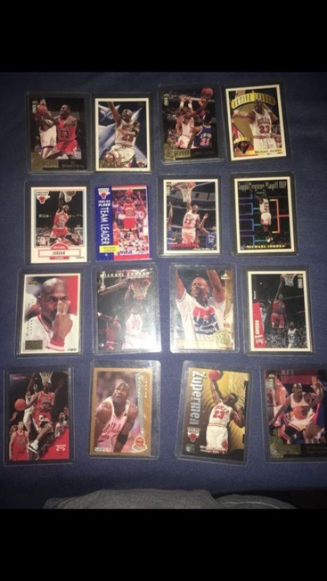 Sports cards, basketball, football, baseball