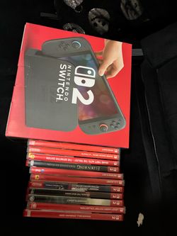 Nintendo switch 2 with games