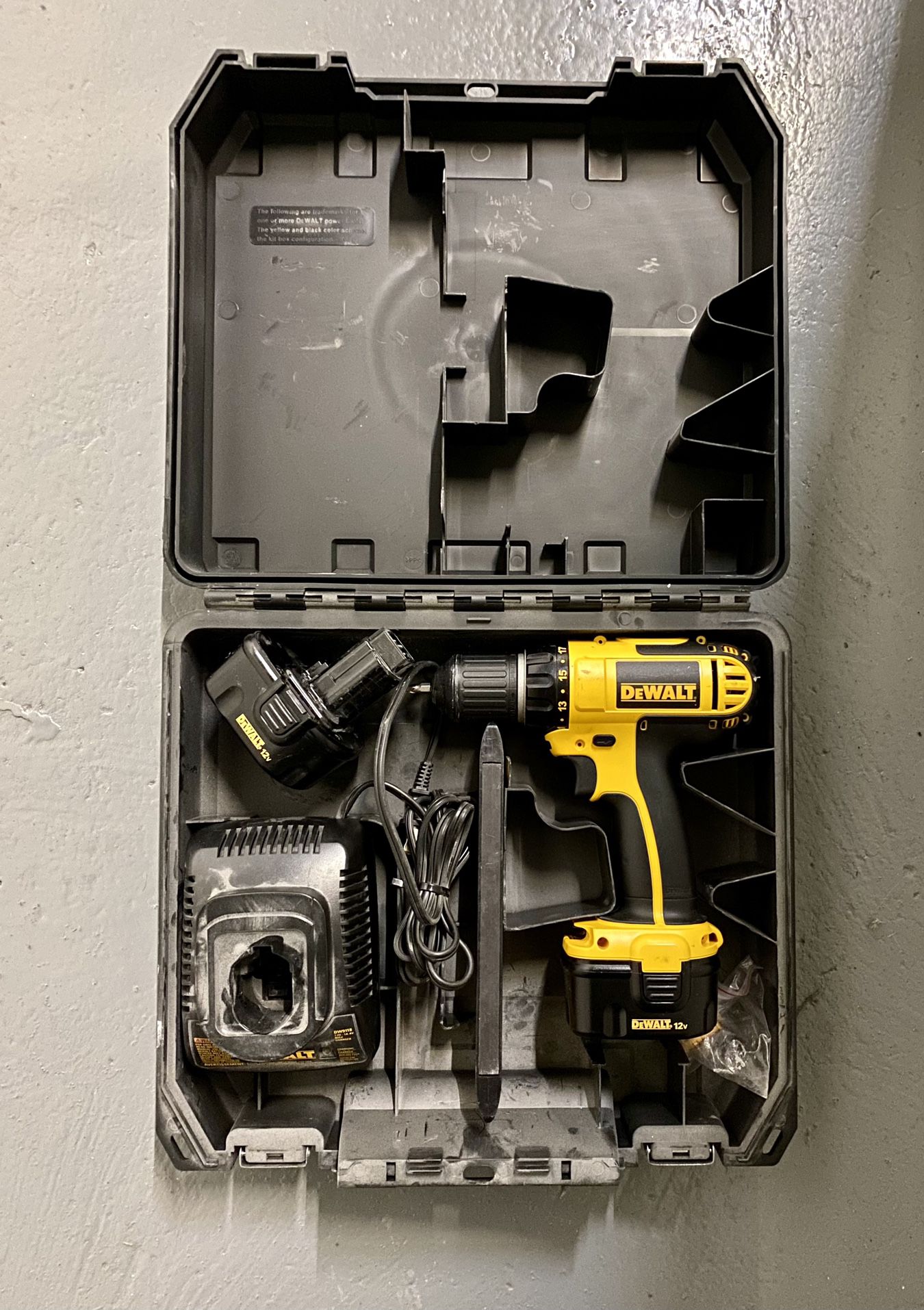 Cordless Power Drill And Accessories 