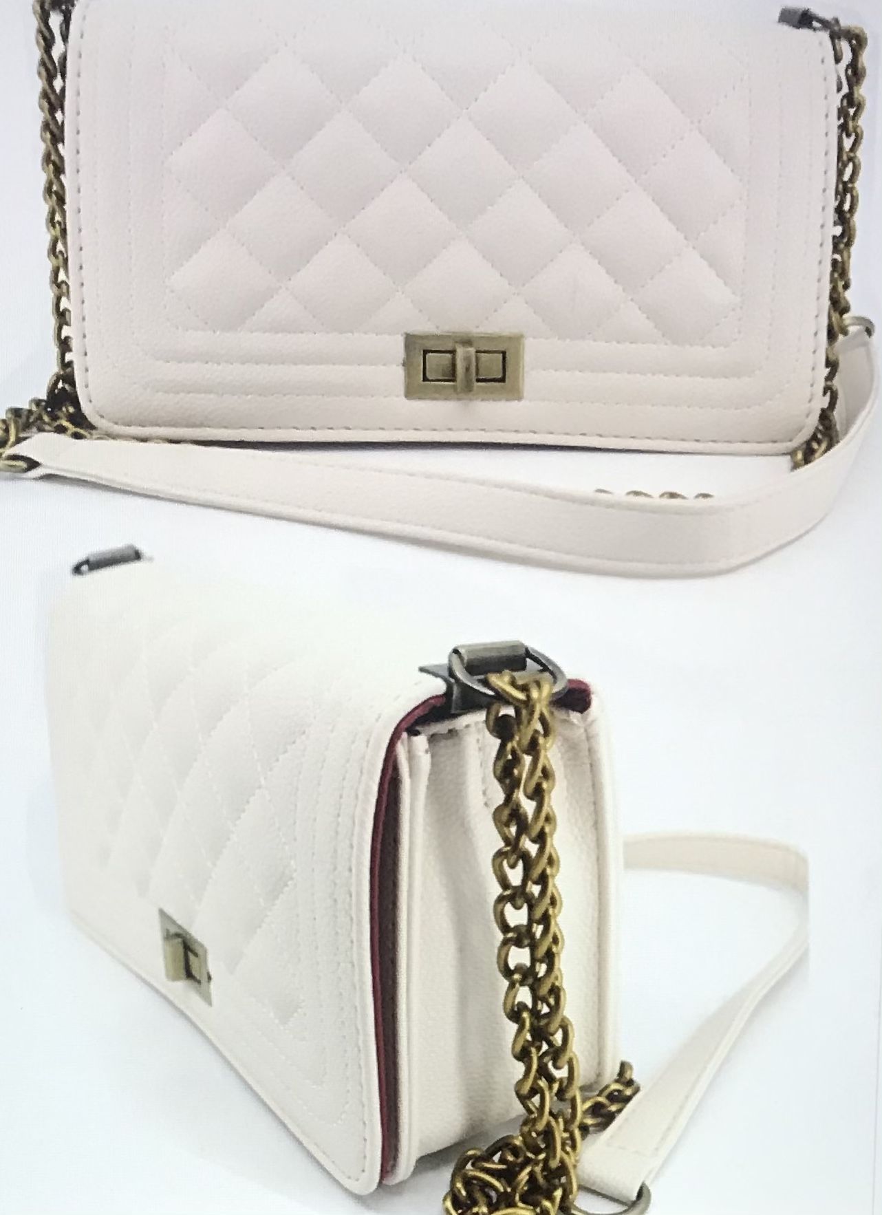 Quilted Pattern Clutch Bag