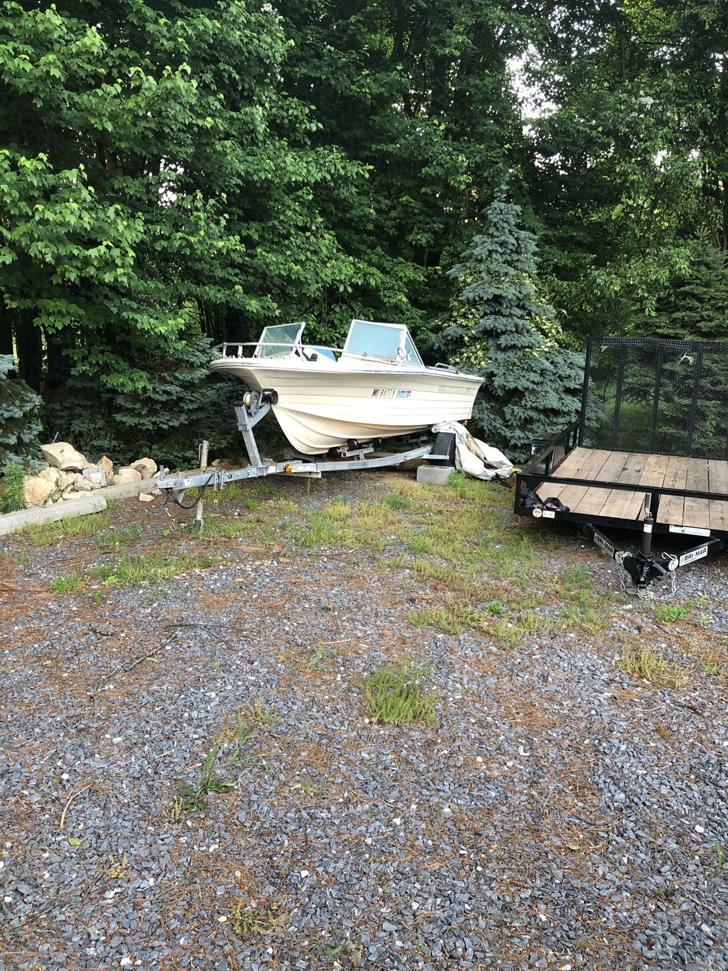 Photo Trailer y Bote Los Dos Tienen Titulo El Bote No Tiene Motor