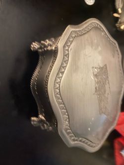 Silver jewelry box