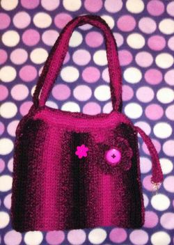 Brand New Hand Knitted Purse in Such Beautiful Colors!