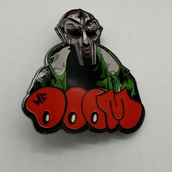 Custom MF Doom UV Printed Pin. 2 Inch’s, Highly Detailed, Top Quality 