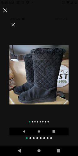 (MK) MICHAEL KHORS WOMENS SNOW BOOTS SIZE 7