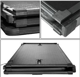 LA Zona Auto Parts 2002 to 2025 Dodge Ram 6.4 Tonneau Hard Cover Cubierto Para Troca Tapa Dura Plastico Trifold