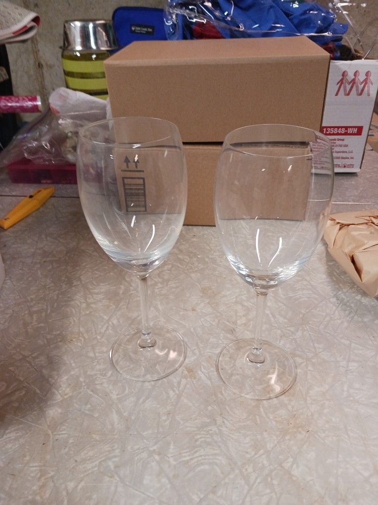 Lead Crystal Wine Glasses