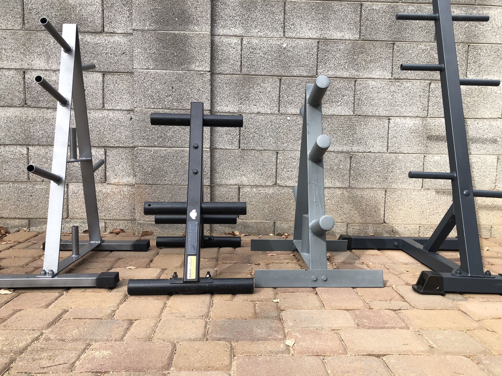 Olympic / standard weight plate tree standS... $65 EACH