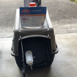 Pet Kennel -Hard Cover-Fits 24” Long & Up To 20” Tall 