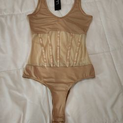 Bodysuit Mesh Beige Brand New $15