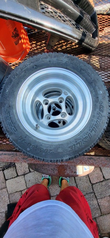 ITP 10x7 Golf Cart Rims And Tires