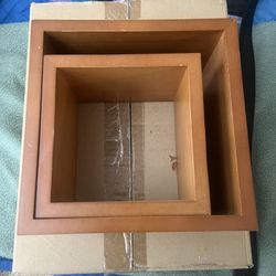 Cube hanging shelves (2)