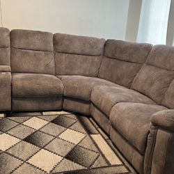 sectional recliner couch