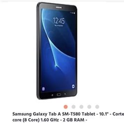 Samsung Galaxy Tab A SM-T580 Tablet 