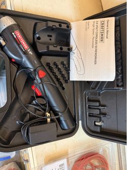 Craftsman 3.6v cordless screwdriver with bits