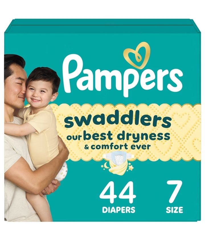 Pampers swaddler size 7 diapers