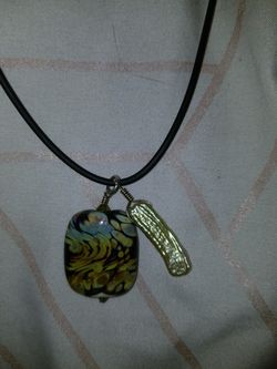 Silver clasp necklace