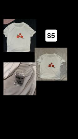 Cropped tomato shirt