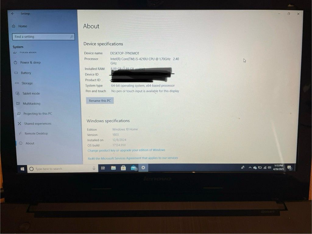 Lenovo G50-70