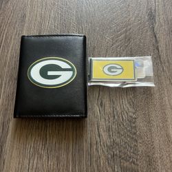Packers wallet and money clip new