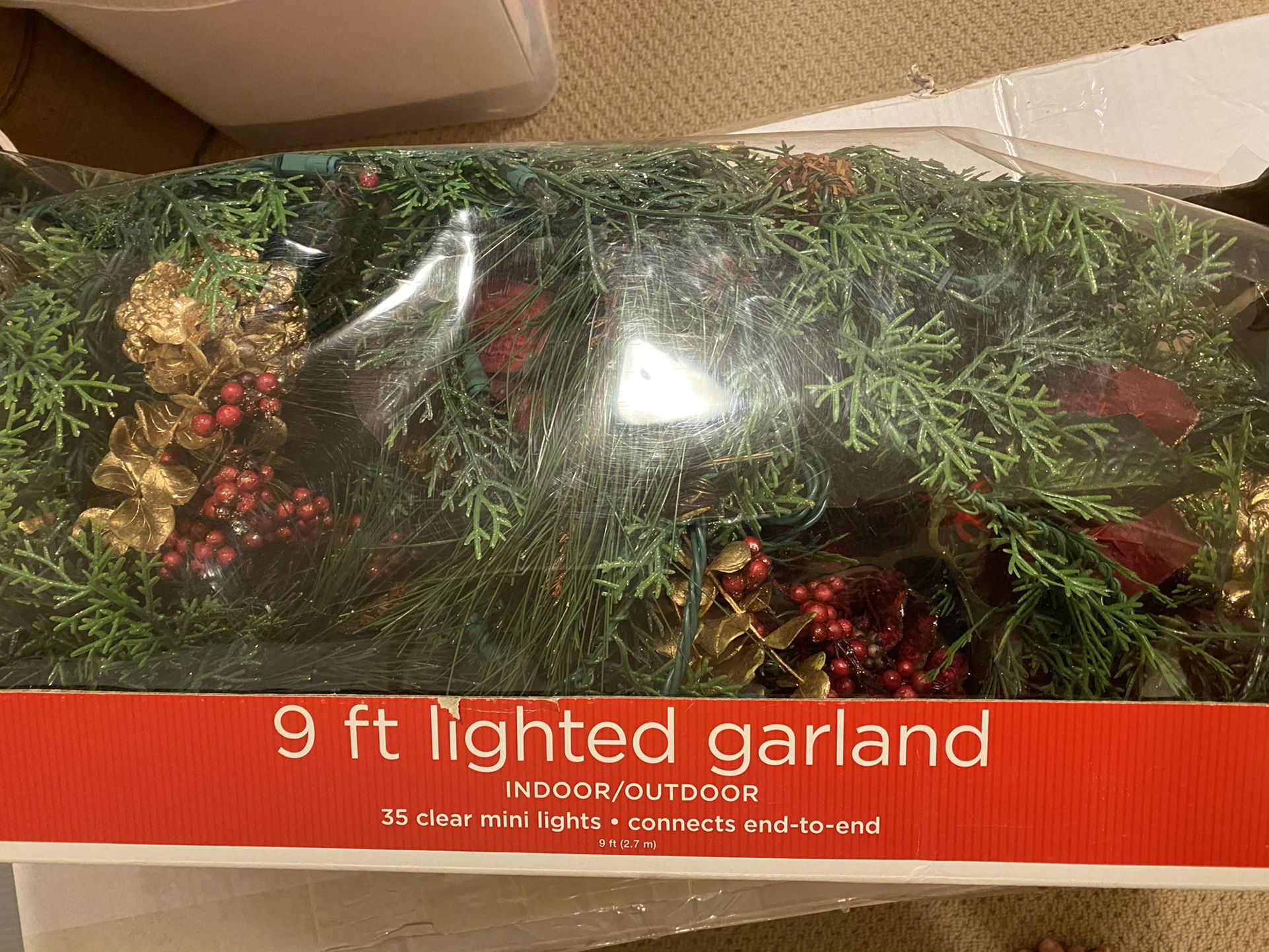 Christmas Garlands and Wreath Storage Bag