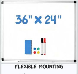 36" x 24" Magnetic Dry Erase Board/white board