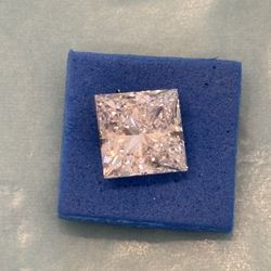 New Loose Certified 3.05 Carat Princess Cut Lab Diamond E VS1