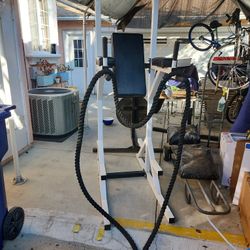 Home Gym equipment. 