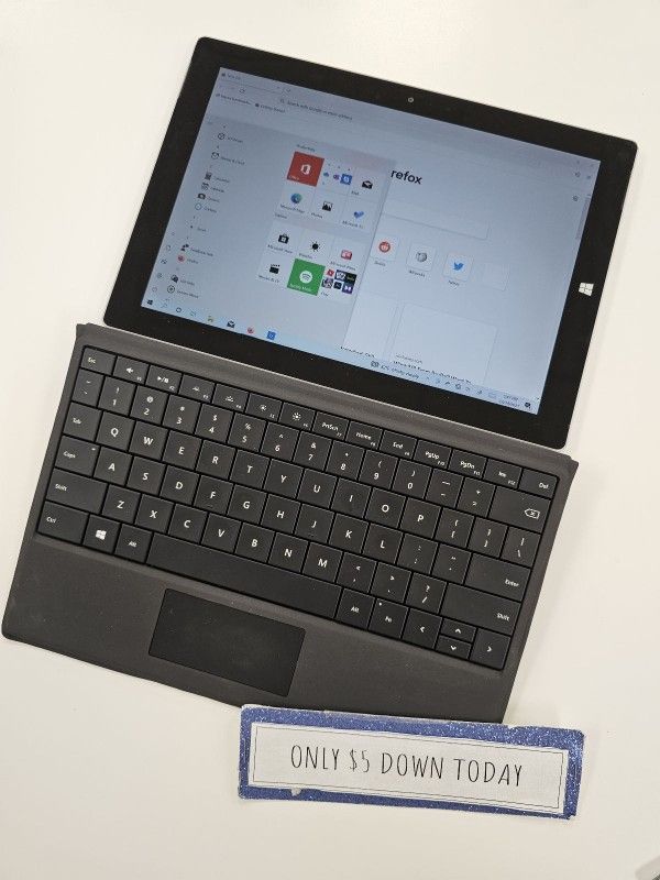 Microsoft Surface 3 10.8 Inch Tablet - 90 Days Warranty - Payments Available With $1 Down