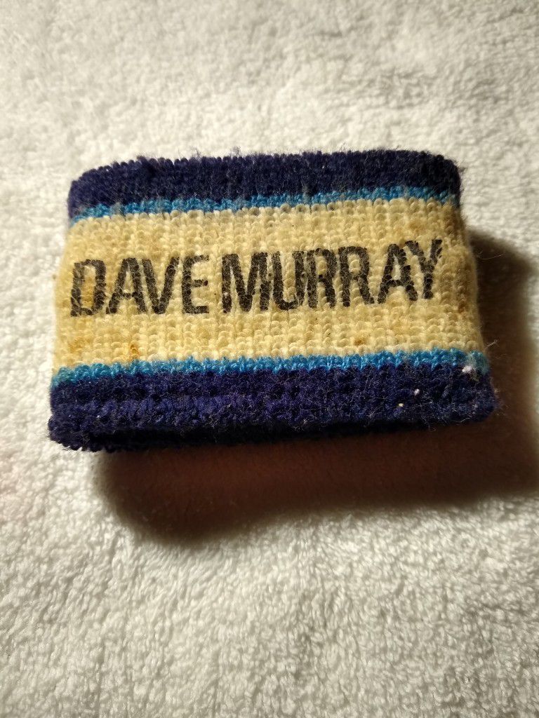 Dave Murray Worn Wrist Band. I Caught This At Concert In The 80s At Greensboro Concert 