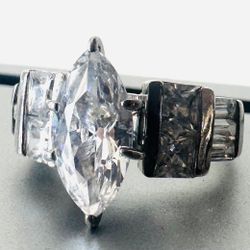 Silver Engagement Ring