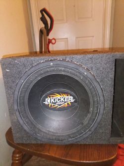 Subwoofer box 12''