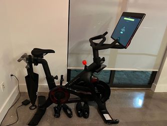 Peloton Plus Bike with Floor Matt
