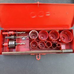 RIDGID Combination Hole Saw Kit in Metal Case – Industrial Used Set