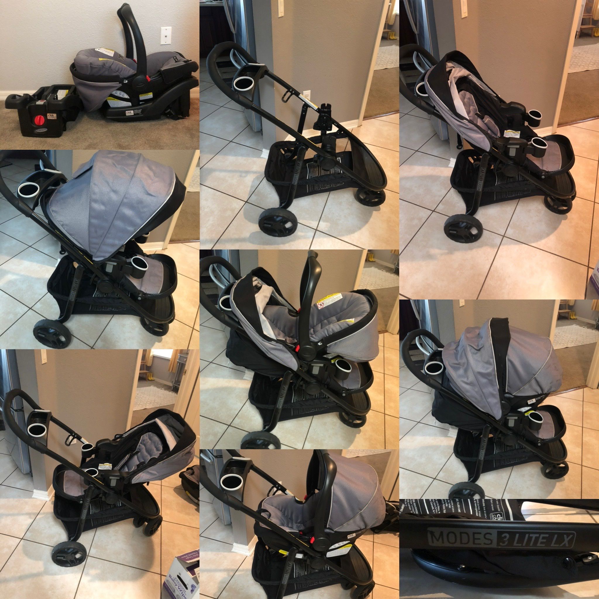 Graco Stroller System With Extra Car Seat Base