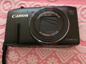 Canon PowerShot SX280 HS 12.1MP Digital Camera + Digipower Universal Battery Charger – 20x Zoom –tested