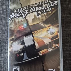 Need for Speed: Most Wanted (Sony PSP, 2005) With Manual