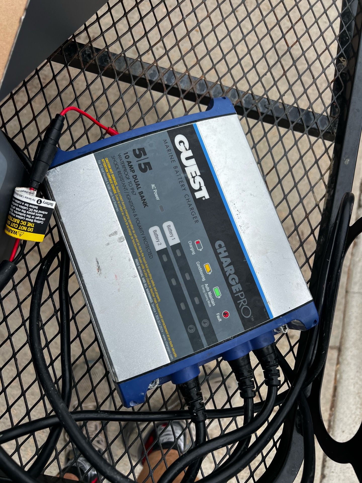 Guest on board battery charger marine