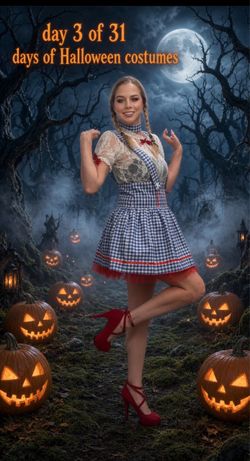🌈 Dorothy Wizard of Oz Costume Set – $25 OBO 🌈